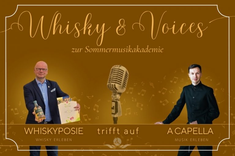 Whisky & Voices_Sommermusikakademie A Cappella trifft Whisky_2026 im Hotel Behrens Haldensleben, ©Hotel Behrens